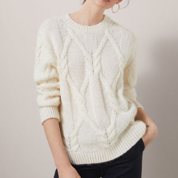 Massimo Dutti Sweaters - MASSIMO DUTTI Cable knit sweater